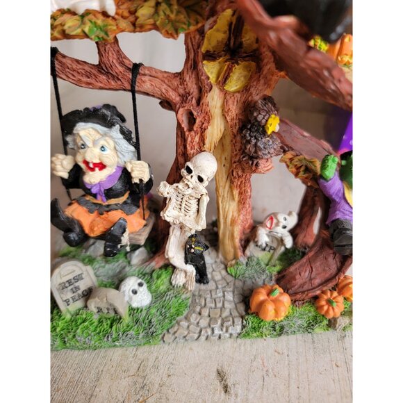 Vintage fantasy tree house Halloween village accessory ghost home decor - Picture 15 of 16